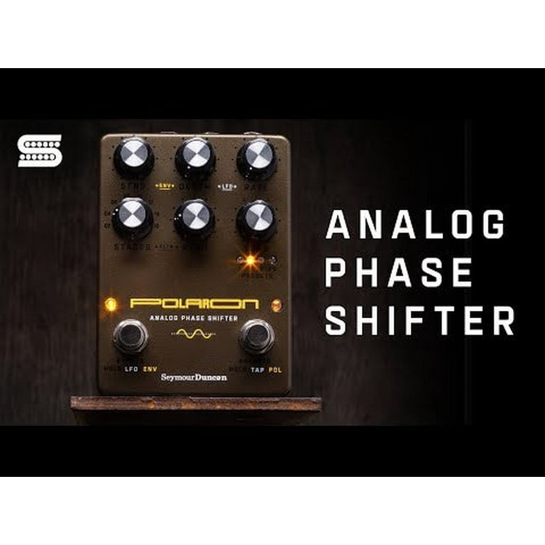 Seymour Duncan Polaron Analog Phase Shifter Guitar Effects Pedal