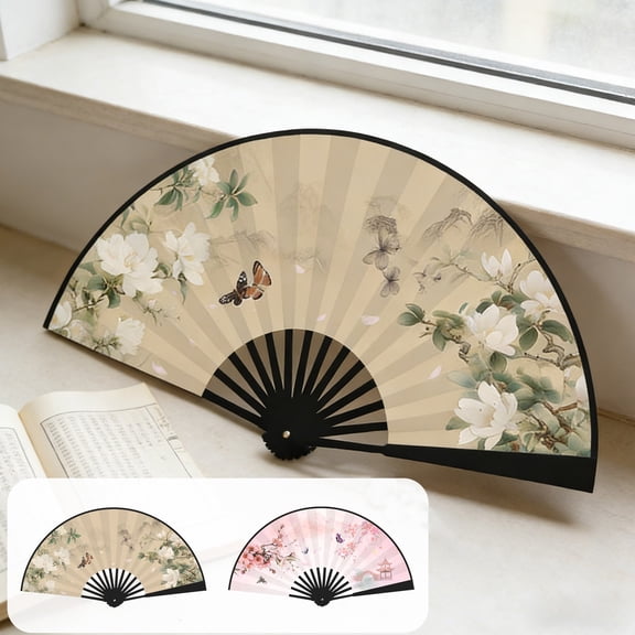 Wzzjkit Folding Hand Fan Elegant Style Folding Fan for Party Dancing Wedding and Home Decoration