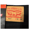thumbnail image 3 of Levi's Men's 511 Slim Fit Stretch Jeans, Black Denim, Size 34x29, 3 of 6