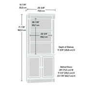 Sauder Palladia 3-Shelf Bookcase, Select Cherry Finish