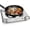 Bright Silver, variant on Hot Plate, Electric Burner 1500W Single Burner for Cooking, | Durable Portable Cast Iron Cooktop with Adjustable Temperature Control, Works with Cookware, Stainless Steel Easy Cleanup