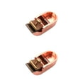 thumbnail image 3 of Destyer Luthiers Tool For Easy And Precise Plane DIY Essential Copper DIY Violin Viola Tool Finger Planer Rosegold 3 2Set, 3 of 6