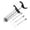 black2, variant on Meat Injector Marinade Syringe, 30ml Stainless Steel BBQ Turkey Injector with Measuring Scale, Heavy Duty Plastic Poultry Flavor Injector for Roast Turkey, Chicken, Brisket, Grill Barbecue Cooking