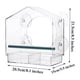 thumbnail image 3 of Dispensador de alimentos para aves silvestres con ventana, Comedero para Loros, Cuenco Colgante para Mascotas, 3 of 8