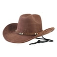thumbnail image 1 of Chapeau de Cowboy Western Style Jazz Classique Prêt pour Toutes les Saisons avec Western Intemporel, 1 of 6