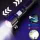 thumbnail image 1 of Linterna LED recargable de 1600 lúmenes con rompeventanas y cortador de cinturón de seguridad | Carga USB-C y solar | 20 W de potencia para kit de emergencia de coche, camping y senderismo, 1 of 9
