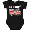 thumbnail image 3 of Inktastic I'm 2 Fire Truck 2nd Birthday Boys or Girls Baby Bodysuit, 3 of 5