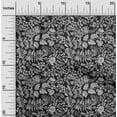 thumbnail image 2 of oneOone Cotton Cambric Light Gray Fabric Floral Silhouette Sewing Fabric By The Yard Printed Diy Clothing Sewing Supplies 56 Inch Wide, 2 of 4