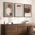thumbnail image 2 of Neutral Singg Wall Art for Living Room, 3 Piece Modern Canvas Prints Paintings Artwork for Walls-Tan Beige Brown Minimalist Pictures for Living Room Hallway Bedroom Wall Decor, 2 of 6