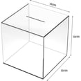 thumbnail image 2 of Caja de depósito unidireccional de estilo acrílico transparente para ahorrar dinero, 2 of 2