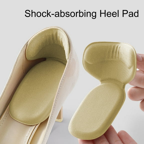 SmartBy 1 Pair Heel Adjustment Pad Shock-Absorbing Comfortable Insole for Shoe Size Adjustment High Heel Shoe Adapter for Various Shoe Types