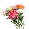 thumbnail image 5 of Hesroicy Non-Fading Lily Bouquet with 10 Soft Rubber Simulation Heads, Easy Care and No Watering Required for Aesthetic Decor and Wedding Decoration, 5 of 8