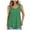 Green, variant on Womens Tank Tops Plus Size Lightweight Solid Summer Tank Tops for Women Adjustable Comfy Crew Neck Sleeveless Sweaters Womens Camisole 2026 Casual Basic Workout Shirts