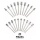 thumbnail image 2 of Kit Broca Punta Diamante Grabado Mototool Rectificado 20uds, 2 of 8