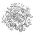 thumbnail image 1 of CRAFTHROU 100Pcs Metal Xmas Ornament Caps Replacement Silver for Tree Decoration for Home Decor, 1 of 8