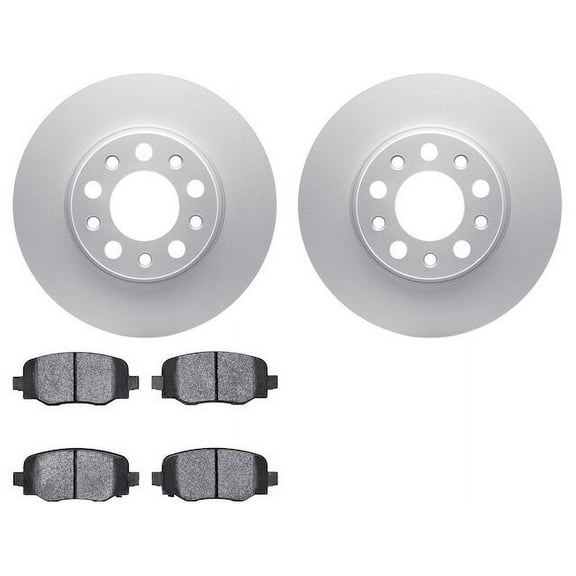 Rear Brake Pad and Rotor Kit - Compatible with 2015 - 2022 Jeep Renegade 2016 2017 2018 2019 2020 2021