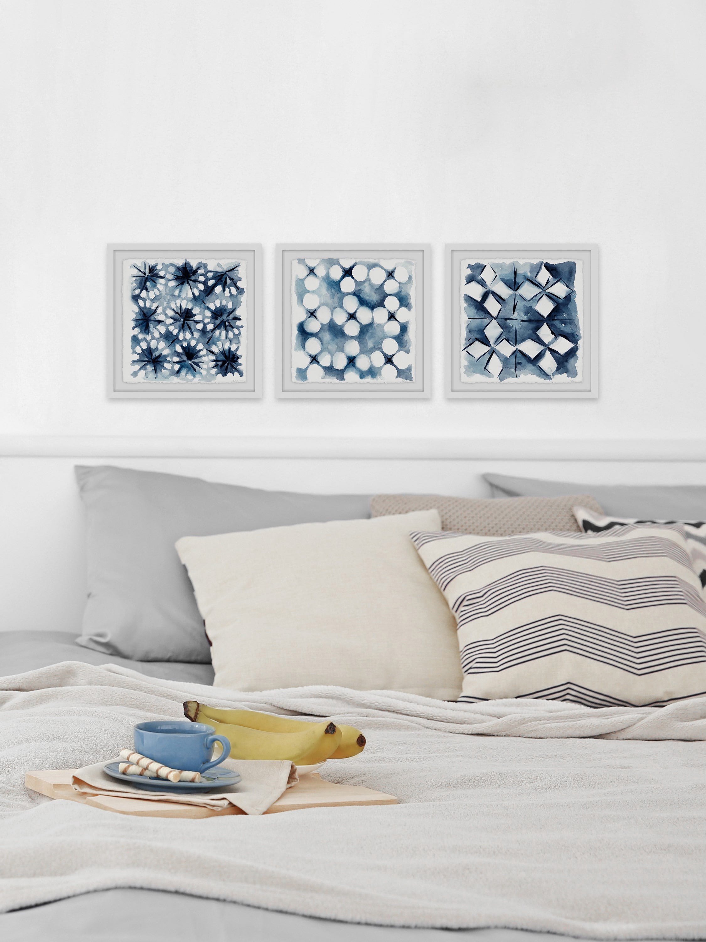 Marmont Hill Indigo Study VIII Triptych