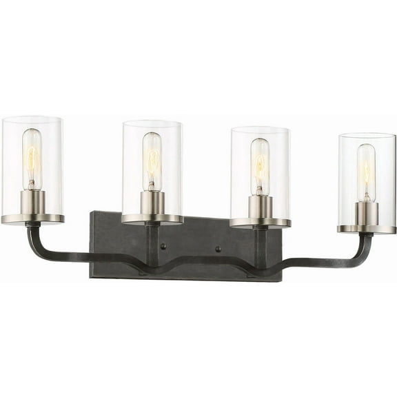 60/6129-Nuvo Lighting-Sherwood-Four Light Bath Vantity-32 Inches Wide by 10.38 Inches High