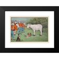 thumbnail image 2 of Peter Newell 18x13 Black Modern Framed Museum Art Print Titled - The Mules Declared He Looked Just Like a Great Big Woolly Sheep (1904), 2 of 5
