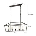 thumbnail image 2 of CHLOE Ironclad Industrial 5 Light Bronze Island Pendant Ceiling Fixture 36", 2 of 10