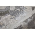 thumbnail image 4 of HomeRoots  12 x 18 ft. Silver Gray & White Abstract Rectangle Area Rug, 4 of 5