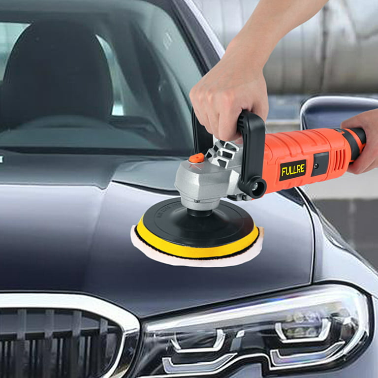 7 Variable Speed Car Buffer Polisher for Waxing Buffing Polishing - 6in &  1580W