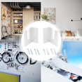 thumbnail image 3 of (White, 12 x 12 x 4 cm) Garage Ski Rack - 2 Acrylic Ski Display Racks - A Must-Have for Sports Enthusiasts, Indoor Ski Storage, Suitable for Bedroom, Home, Shop, Office, the garage., 3 of 5