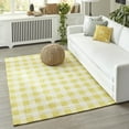 thumbnail image 5 of Momeni Geo India Hand Made Wool Geometric Yellow Area Rug 7'6" X 9'6", 5 of 5