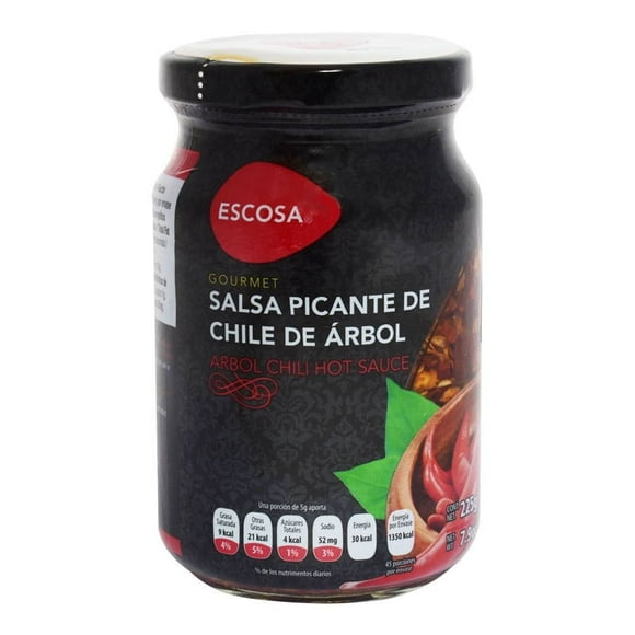 Salsa picante Escosa de chile de árbol 225 g
