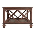 thumbnail image 4 of Alaterre Stockbridge Solid Wood Coffee Table with Shelf, Cherry, 4 of 4