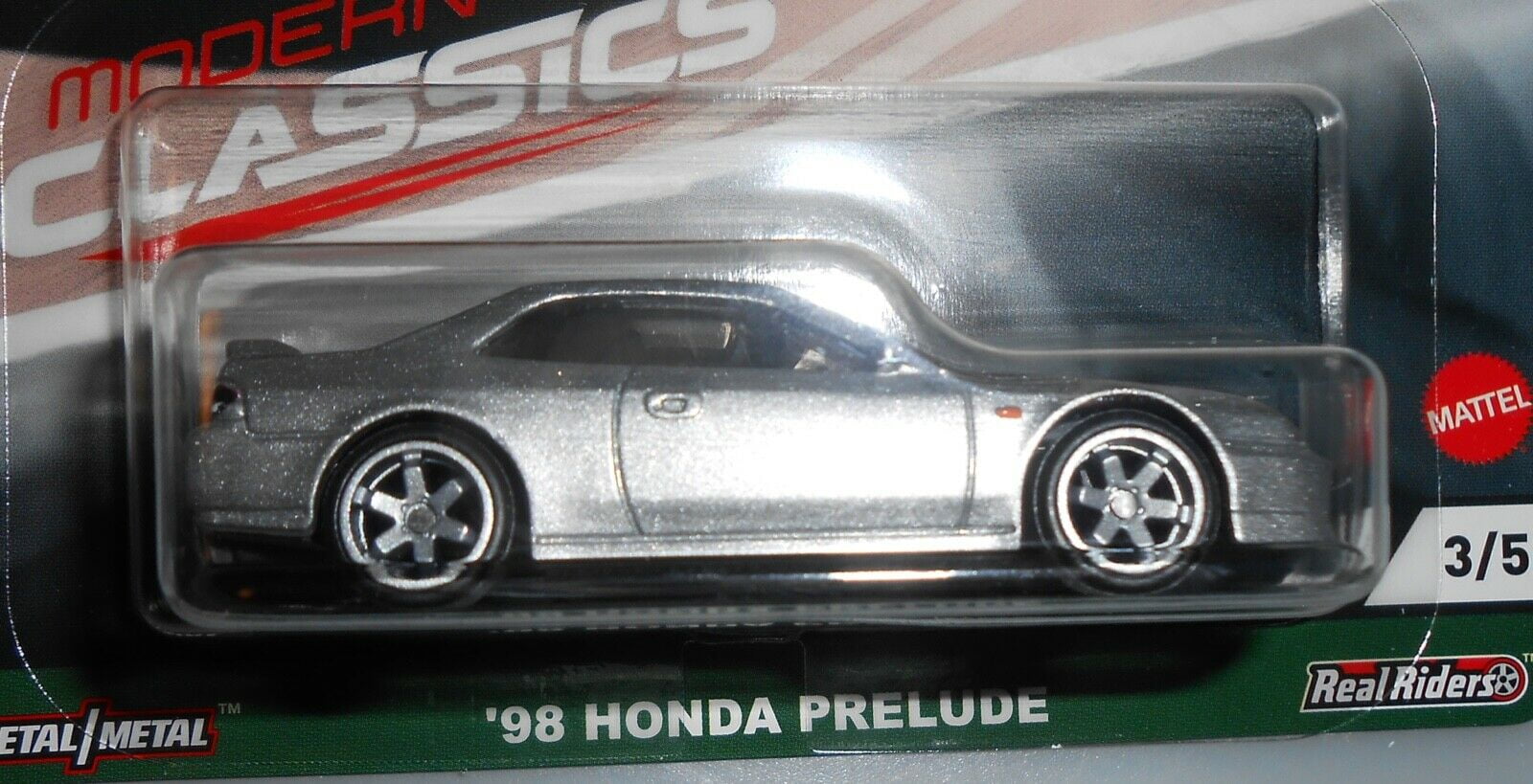 Hot Wheels 1:64 ’98 Honda Prelude – Limited Edition 166/250, Silberfarben