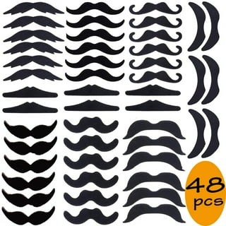 Buy Hot Moustache Set of 6 Fake Moustaches Online