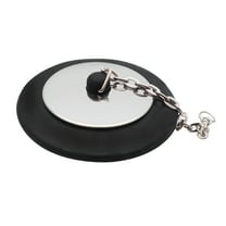 BESTOYARD Rubber Bathtub Stopper Black for Bathroom Use High Adsorption