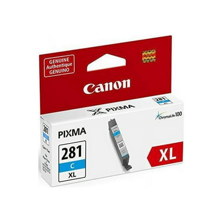 Canon - CLI-281 XL High-Yield - Cyan Ink Cartridge - Cyan