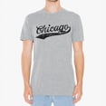 thumbnail image 4 of UGP Campus Apparel Chicago City Baseball Script Basic Cotton T-Shirt - X-Large - Sport Grey, 4 of 6