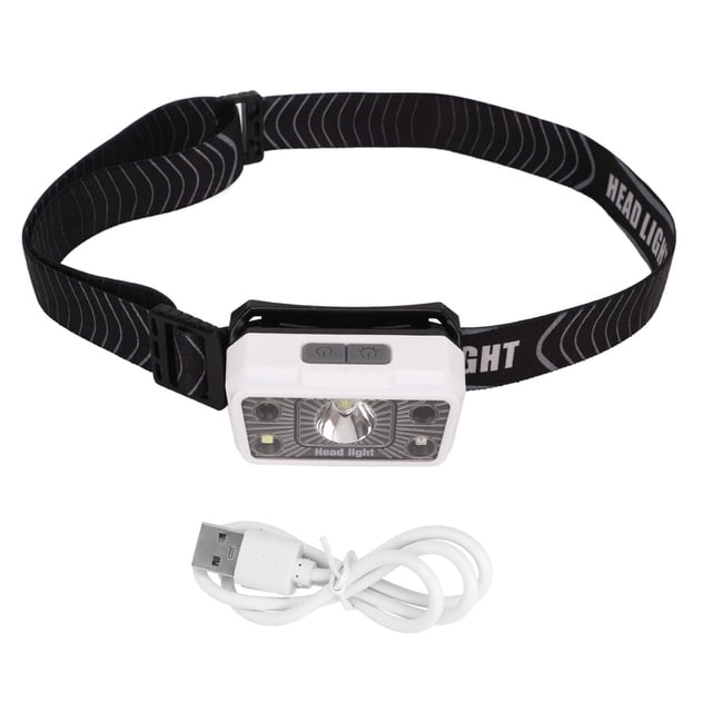 Linterna LED Para Faro Delantero, Faro Delantero Con Sensor De Movimiento, Iluminación De Modo Dual De 5 Marchas, Uso Cómodo Para Acampar ANGGREK Otros