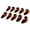 Orange, variant on 10pcs/pack Neoprene Golf Club Headcover Wedge Iron Cover  Transparent Hole Easy To Distinguish Green