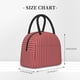 thumbnail image 2 of Balery Stripes Red White Bolsa de Almuerzo para Mujeres, Caja de Almuerzo, Bolsa de Almuerzo Pequeña Impermeable, Tote de Almuerzo Reutilizable con Gran Capacidad, 2 of 6