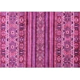 thumbnail image 1 of Ahgly Company Indoor Rectangle Abstract Pink Modern Area Rugs, 4' x 6', 1 of 4