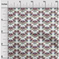 thumbnail image 1 of oneOone Silk Tabby Fabric Floral Block Decor Fabric Printed BTY 42 Inch Wide, 1 of 4