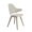 Gray, variant on We’re it Nola Mid-Century Modern Accent Chair for Home and Office - Wood Frame, Upholstered Seat & Back (Blue)