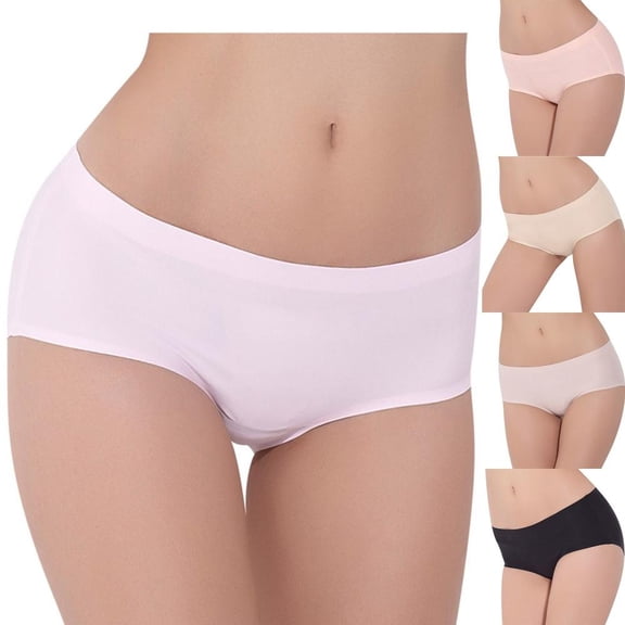 Bxsruta Women's Seamless Underwear for Everyday Wear, Soft and Stretchy