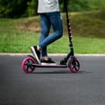 Jetson Helix 8 and older Lightup Folding Kids Kick Scooter, Pink