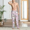thumbnail image 5 of Vsdgher Llama Unicorn and Rainbow Print Mens Pajama Pants Sleep & Lounge Pants, PJ Bottoms With elastic waistb and Pockets, 5 of 5