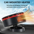 thumbnail image 3 of CVLNCYCLING Clearance Heater Fan,Folding 360 Degree Rotating Car Heater, Car Heater, 12V Defrosting And Defogging Heater for Indoor Use for Car Indoor Home Dorm Office, 3 of 4