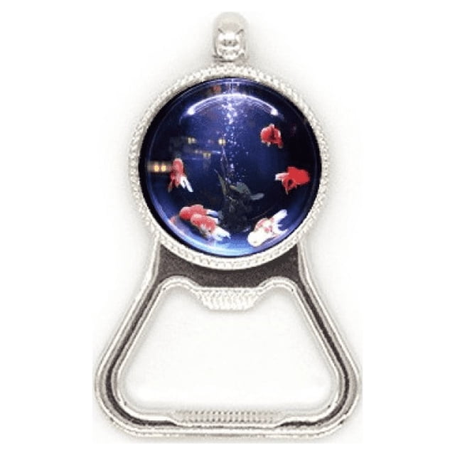 Ocean Colorful Fish Science Nature Picture Metal Beer Bottle Cap Opener Duty Stainless Steel