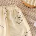 thumbnail image 4 of Girls Sweatpants Lightweight Yoga Pants Athletic Joggers Casual Soft High Waisted Cuff,Stretchy 6-12 Months 12-24 Months 2T 3T 4T 5T 6T 7T 8T 9T Children Light Pink 4-5 Years, 4 of 4
