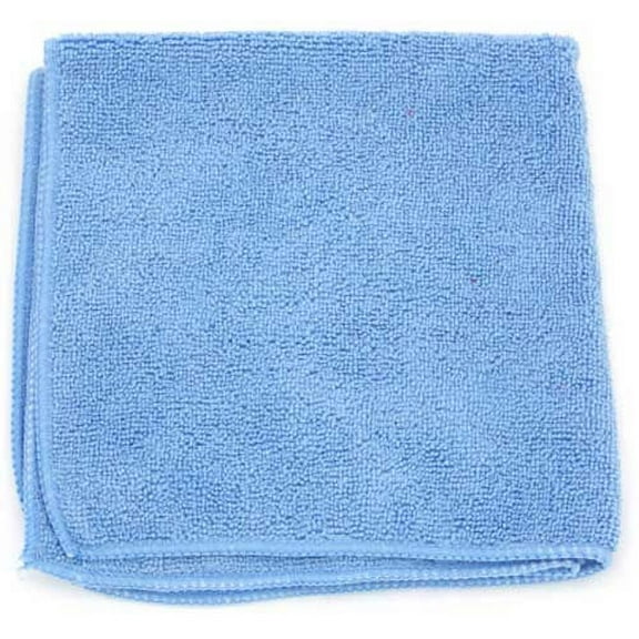 Microworks Microfiber Towel 16"" x 16"" Blue 12 Towels/Pack - 2502-B-DZ