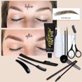 thumbnail image 2 of de tinte para cejas, tinte de cejas a prueba de sudor, juego de maquillaje profesional para cejas para Granate Jinwen Tinte para cejas, 2 of 8