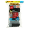 Hanes Men's Super Value Pack Black/Grey Boxer Briefs, 10 Pack